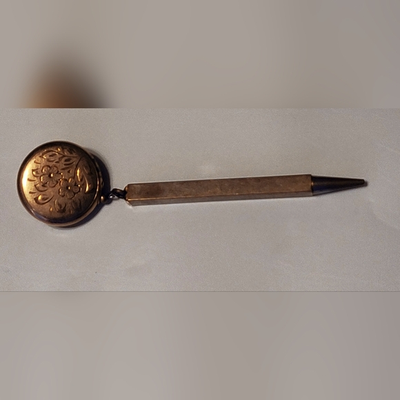 Antique Ketcham McDougall Retractable Pen Brooch - Picture 2 of 4